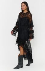 Joelle Maxi Dress ~ Dainty Black Lace - Image 4