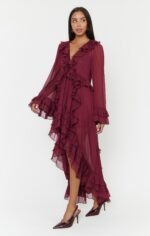 Shiloh Maxi Dress ~ Burgundy - Image 3