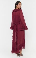 Shiloh Maxi Dress ~ Burgundy - Image 5