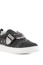 AUDRA BLACK EMBELLISHED SNEAKER - Image 5