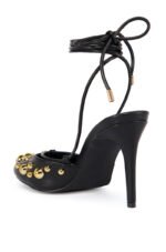 AZALEA WANG AMADEUS BLACK EMBELLISHED PUMP - Image 4