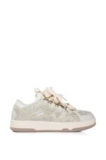 AZALEA WANG CINNABAR TAN EMBELLISHED SNEAKER - Image 2