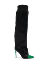 AZALEA WANG MARVELED BLACK BOOT - Image 4