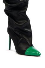 AZALEA WANG MARVELED BLACK BOOT - Image 7