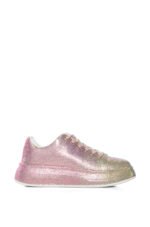 AZALEA WANG TANGY PINK OMBRE RHINESTONE SNEAKER - Image 5