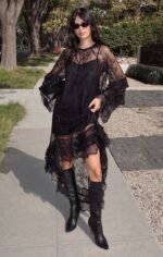 Joelle Maxi Dress ~ Dainty Black Lace - Image 2
